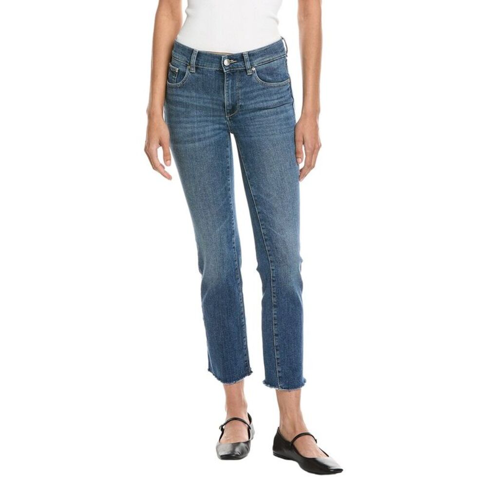 Dl1961 Womens Mara Ankle Chancery Straight Jean, Blue